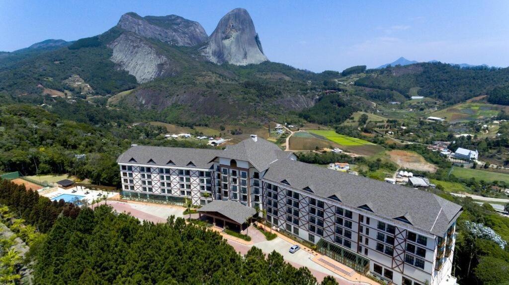 Apart Hotel Vista Azul - Hospedagem Nas Montanhas โดมิงกอส มาร์ตินส์ ภายนอก รูปภาพ