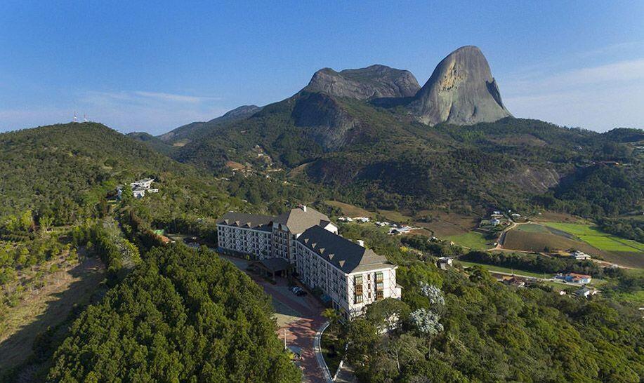 Apart Hotel Vista Azul - Hospedagem Nas Montanhas โดมิงกอส มาร์ตินส์ ภายนอก รูปภาพ